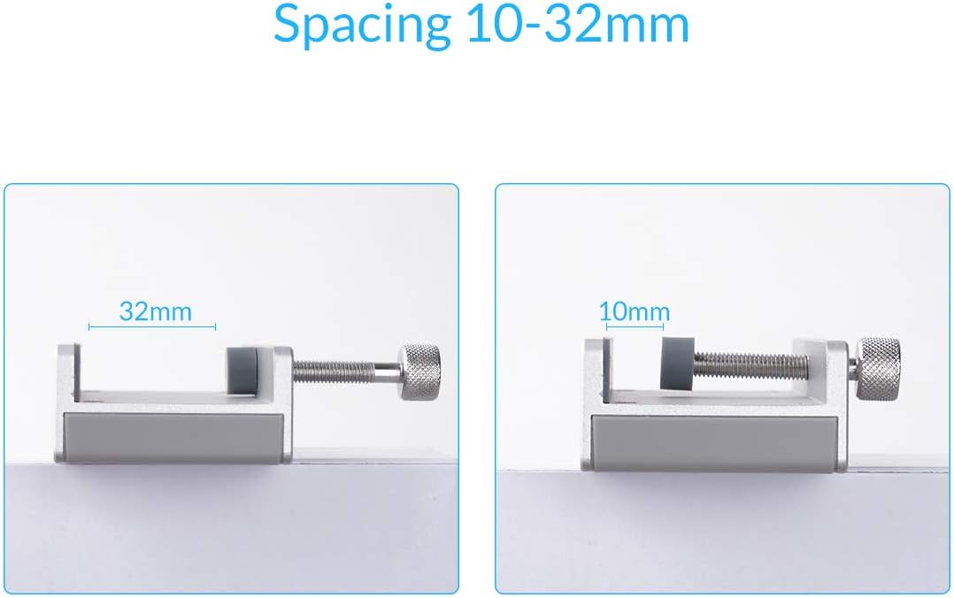 ORICO USB 3.0 Hub Clamp Adapter, Aluminum 4-Port USB Splitter with Extra Power Supply Port and 4.92 FT USB Data Cable, Ultra-Portable USB Expander for 2021 iMac/Laptop/PC