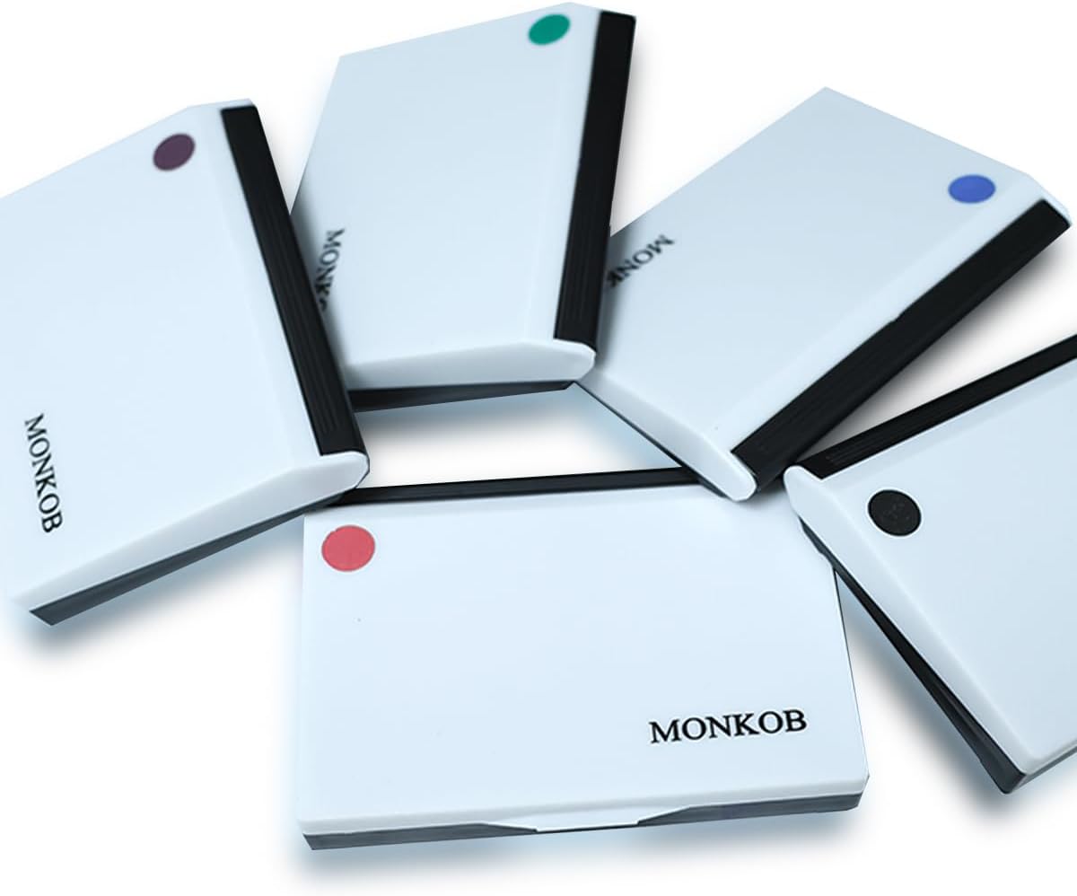 Green Ink Stamp Pad 2.75" x 3.93", Ink Paste Used for Office, Home, Crafting, DIY (Green)