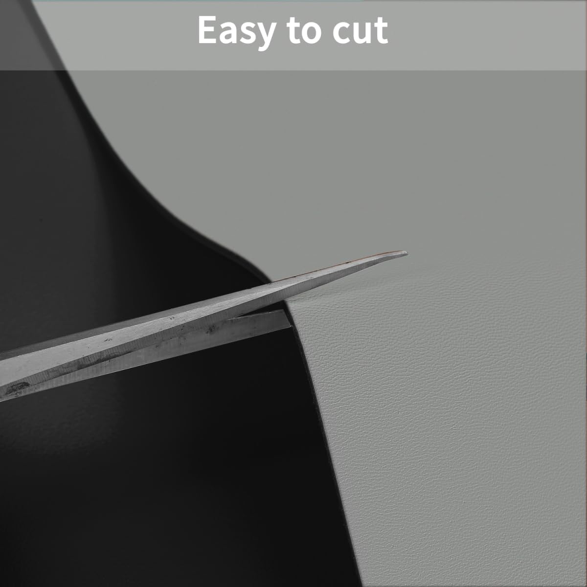 Desk Protector Mat - 12x48 Inch Waterproof Easy to Clean Can Conceal Flaws Protector The Table Top from Scratches Used for Coffee Table Office Table Dresser(Black+Gray 12x48)