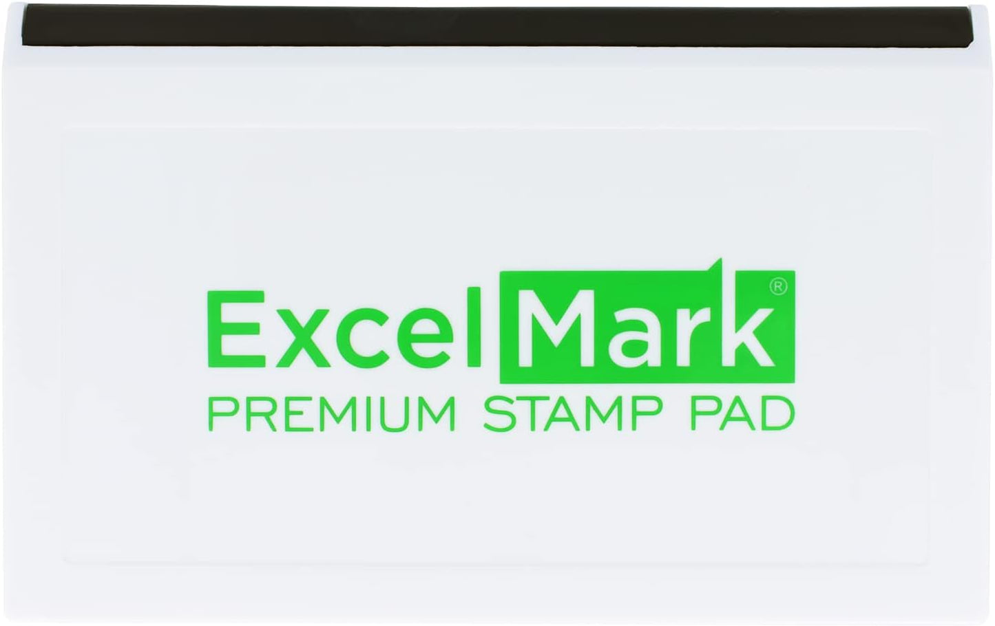 ExcelMark Rubber Stamp Ink Pad Extra Large 3-7/8" x 7" (Green)