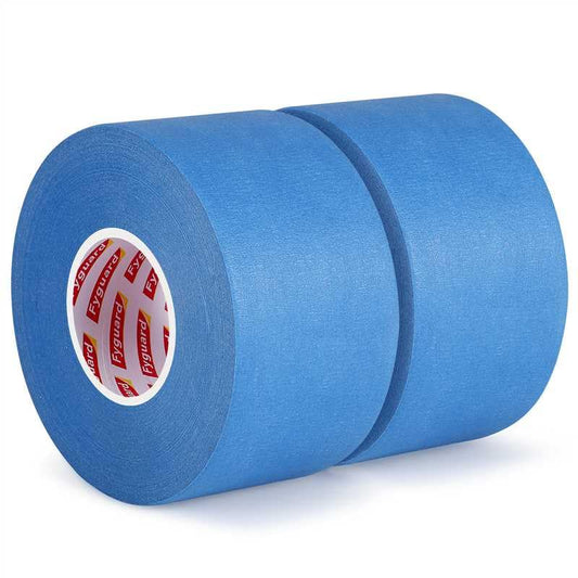 2 Rolls Painters Tape 2Inch ×55 Yard Blue Painters Tape Multi-Purpose Blue Masking Tape, Sharp Line Masking Tape for Wall Painting Edge Treatment Labeling Automotive, Home Use