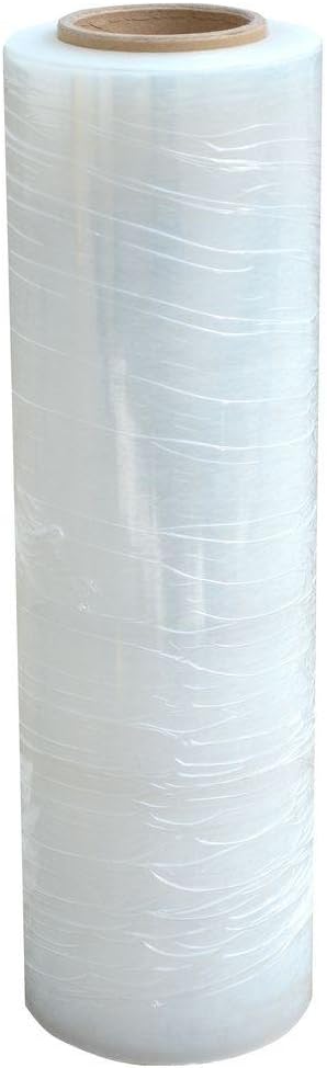 16 Rolls 18" x 1500 Ft Stretch Wrap Heavy Duty, Industrial Strength Shrink Wrap, 55 Gauge High Performance Stretch Film Replaces 80 Gauge Low Films, Clear Hand Stretch Wrap