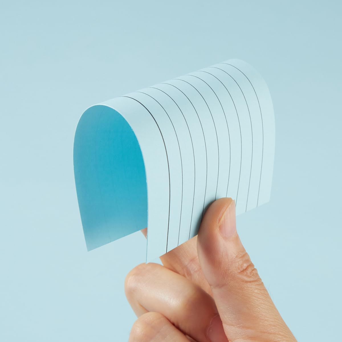 100 Sheets 3x5 Colored Ruled Note Cards Index Cards, 250 GSM Heavy Flashcards, 5 Blue