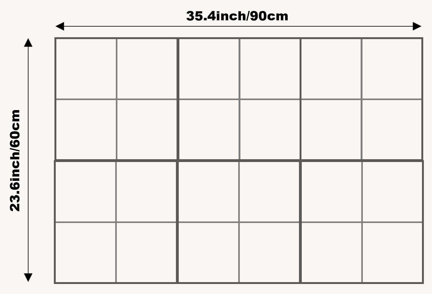 Cork Board 24 x36 Alternative - 6 Pack Felt Wall Tiles with Safe Removable Adhesive Tabs, Cork Boards for Walls Cork Board for Home Office Pin Board Tack Board - Desert Palm