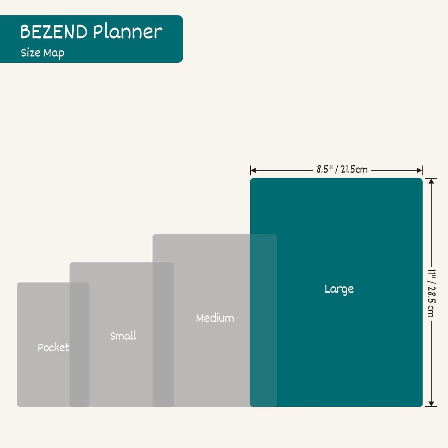 BEZEND Weekly Planner 2025-2026 with 2 Columns, 8.5" x 11" Academic Calendar 18 Months (Jul 25-Dec 26) Life Work Appointment Book with Monthly Tab, PU Leather Softcover Spiral - Fruit Green