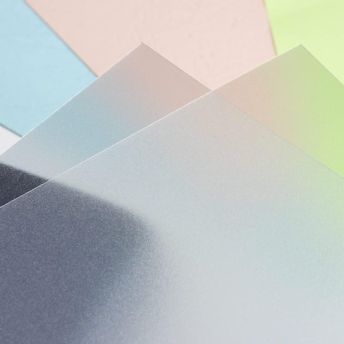 Rayson Frosted Binding Covers - 23 mil Polypropylene (PP) Matte Finish, 8.5" × 11", Durable Un-Punched Plastic Binding Covers, 50/Pack (PP650MT)