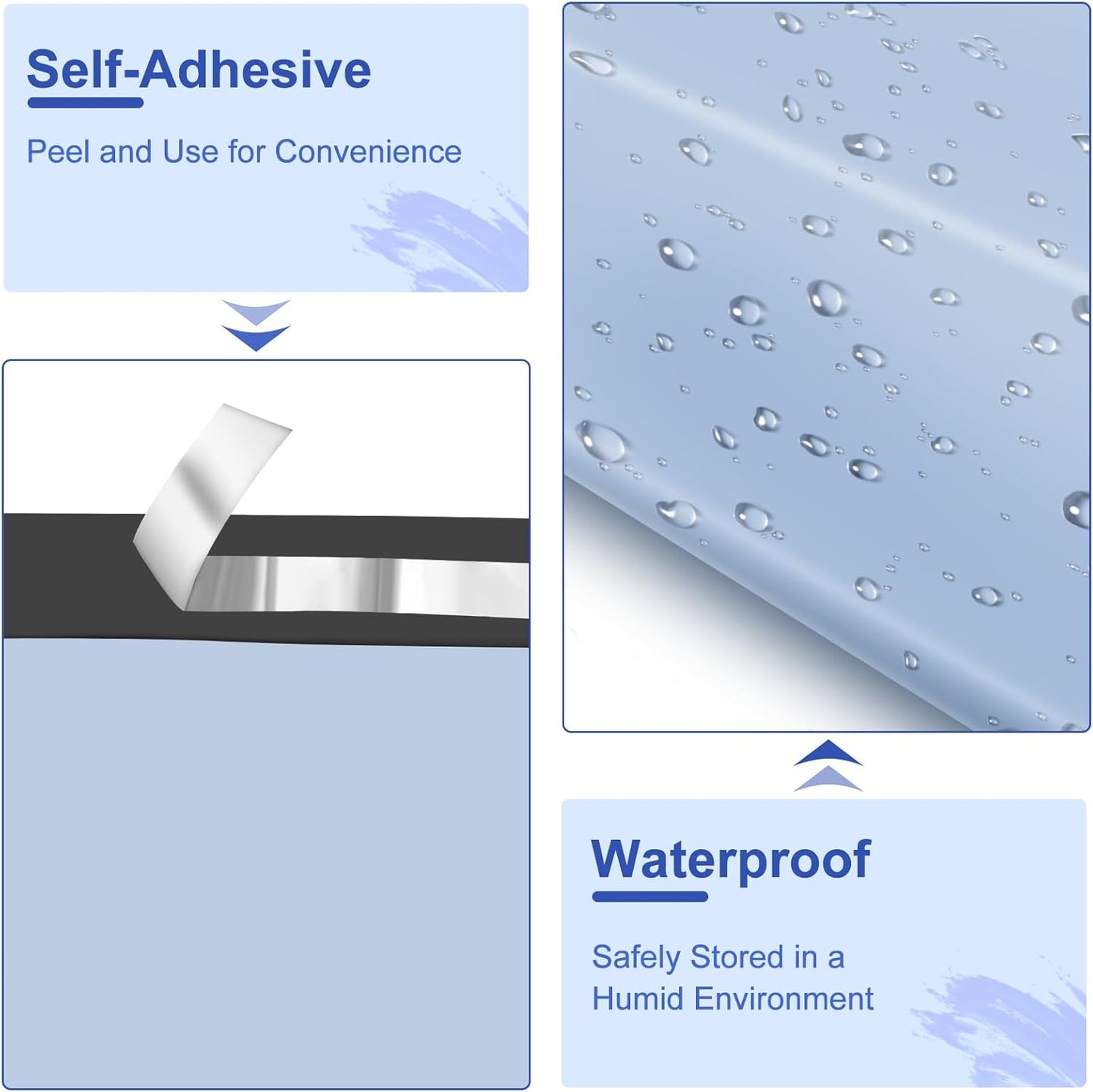 Large Poly Mailers 19x24 Inch 100 Pack, Shipping Bags for Clothing with Self-Sealing Tear-Resistant, Waterproof Poly Bags, Mailing Envelopes for Small Business (Light Blue)