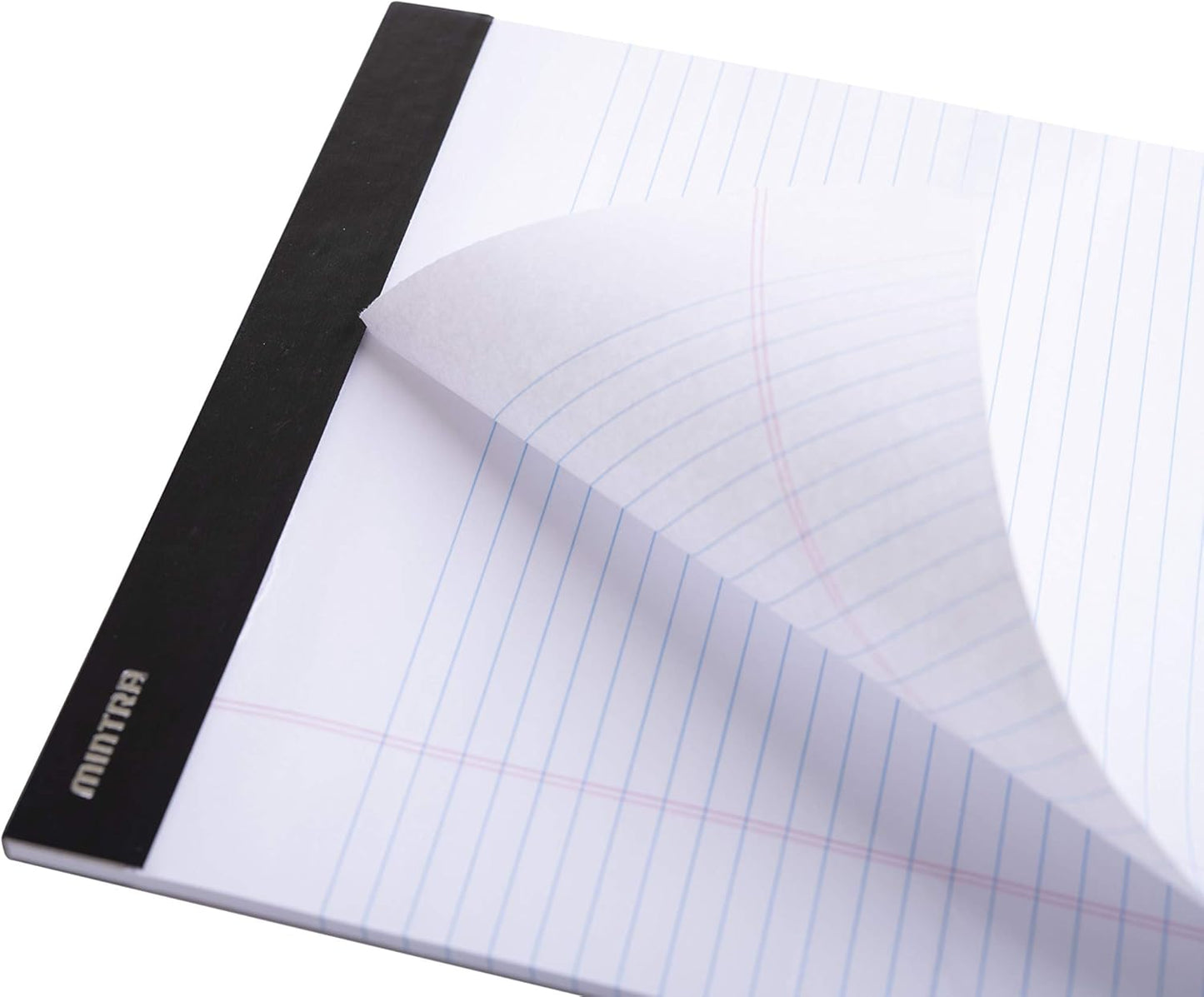 Mintra Office Legal Pads - ((PREMIUM WHITE 6pk, 8.5in x 11in, NARROW RULED))