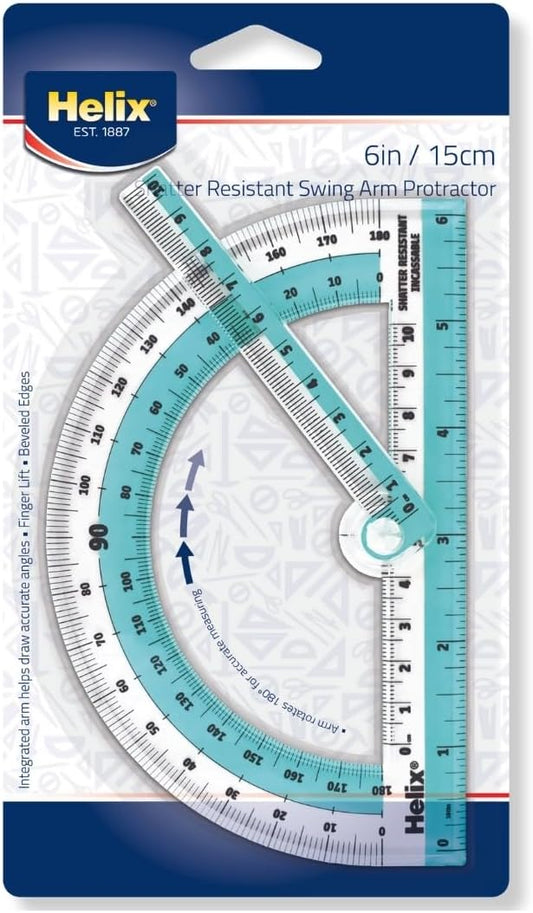 Helix - Swing Arm Protractor - 180 Degree Rotation