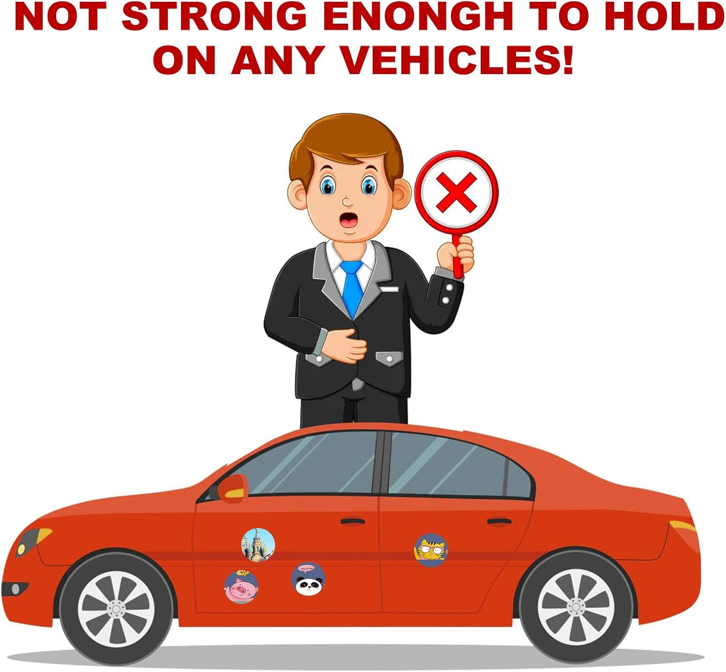 Thaibear Printable Magnetic Sheets, 8.5" x 11", 6 Pack Glossy Flexible Magnet Paper Sheets for Inkjet Printer, Magnetic Sheets Non Adhesive for Photo, Die Storage and Picture Magnets