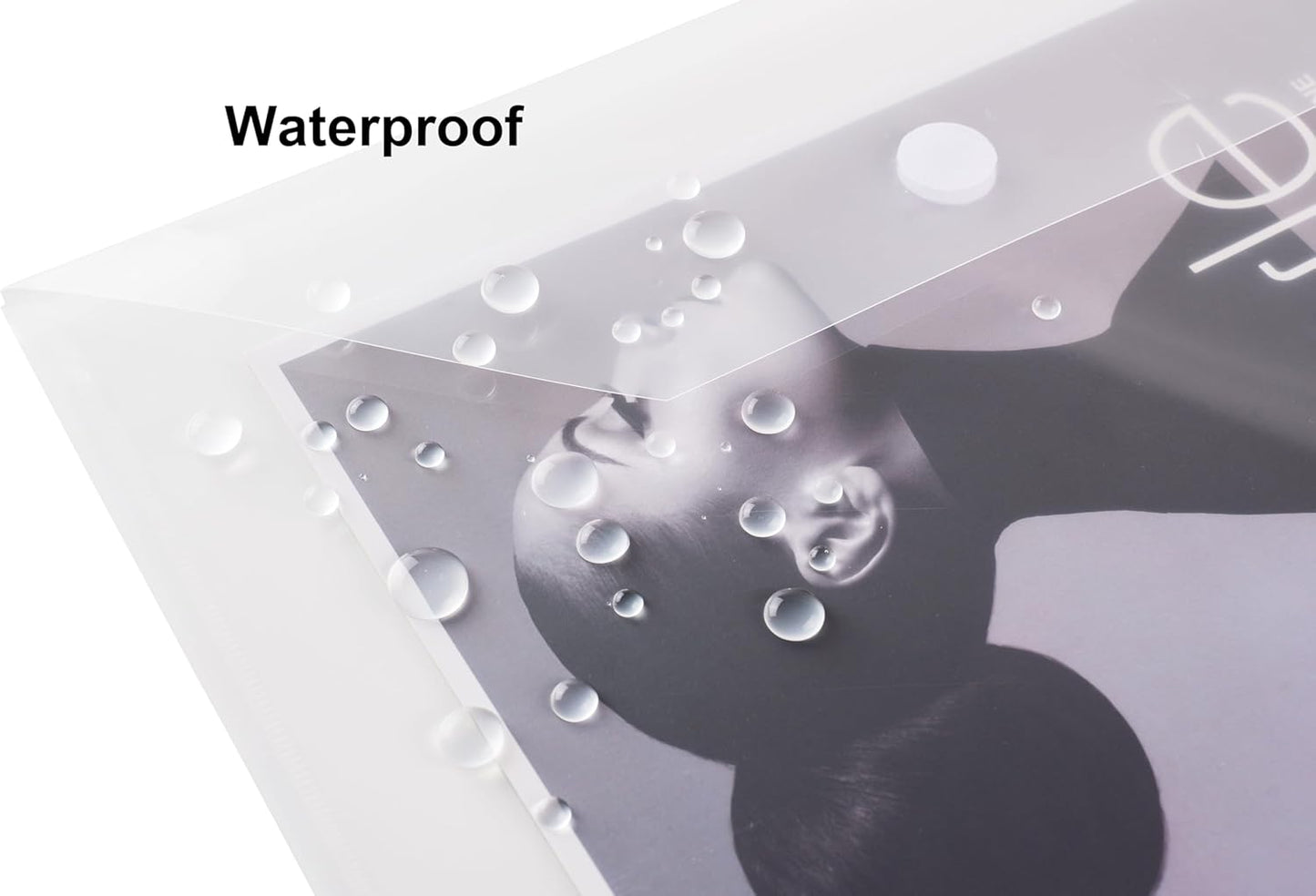 11 x 14 Large Clear Plastic Envelopes Document File Storage Holder 40 Pack Hook Loop Closure