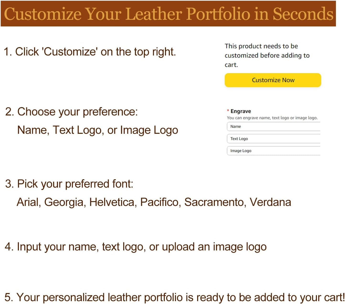 Personalized 3 Ring Binder Genuine Leather Portfolio, Front Pocket, Custom Engraved 8.5 x 11 Zippered Laptop Organizer for Men and Women, Professional Business Work Padfolio, Dark Brown