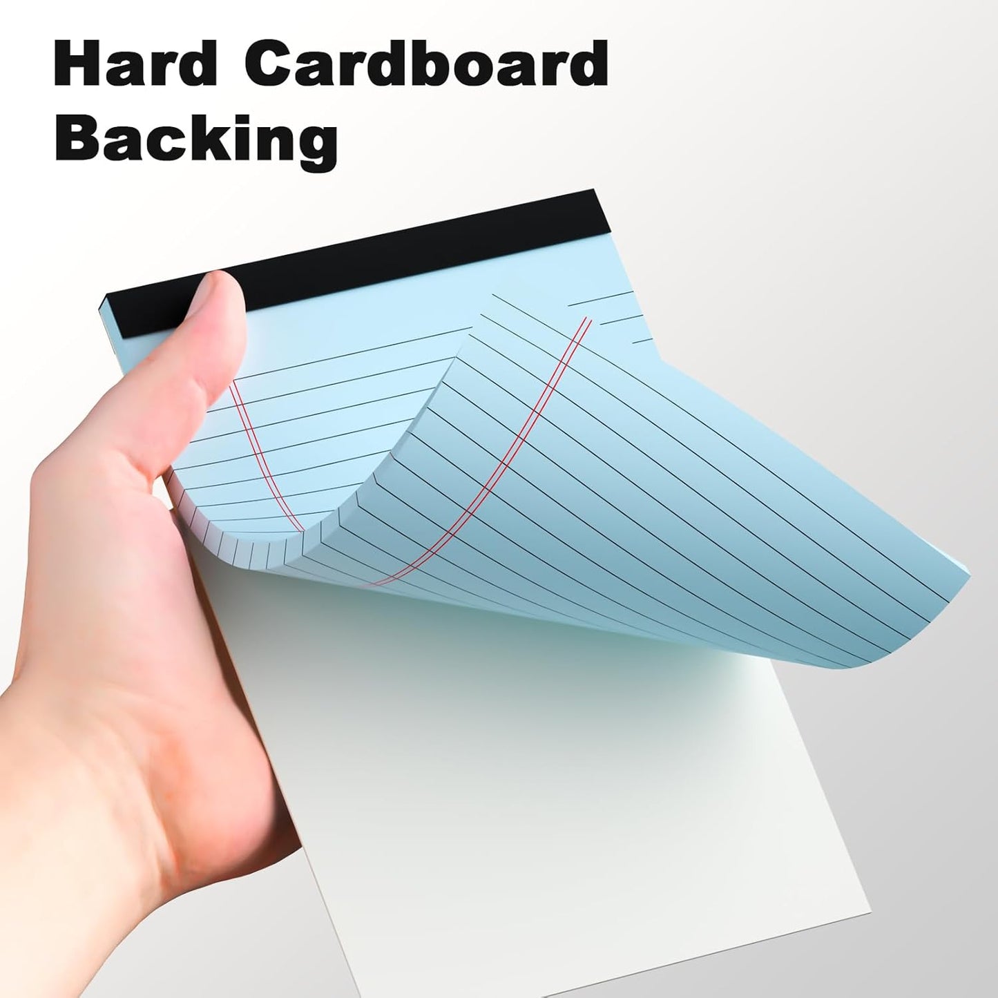 6pcs Small Note Pads 5x8 Colored Legal Pads Paper College Ruled Notepad Clear Print Writing Pads 5 x 8 Legal Pads Perforated Narrow Ruled Pads of Paper (Multicolor)