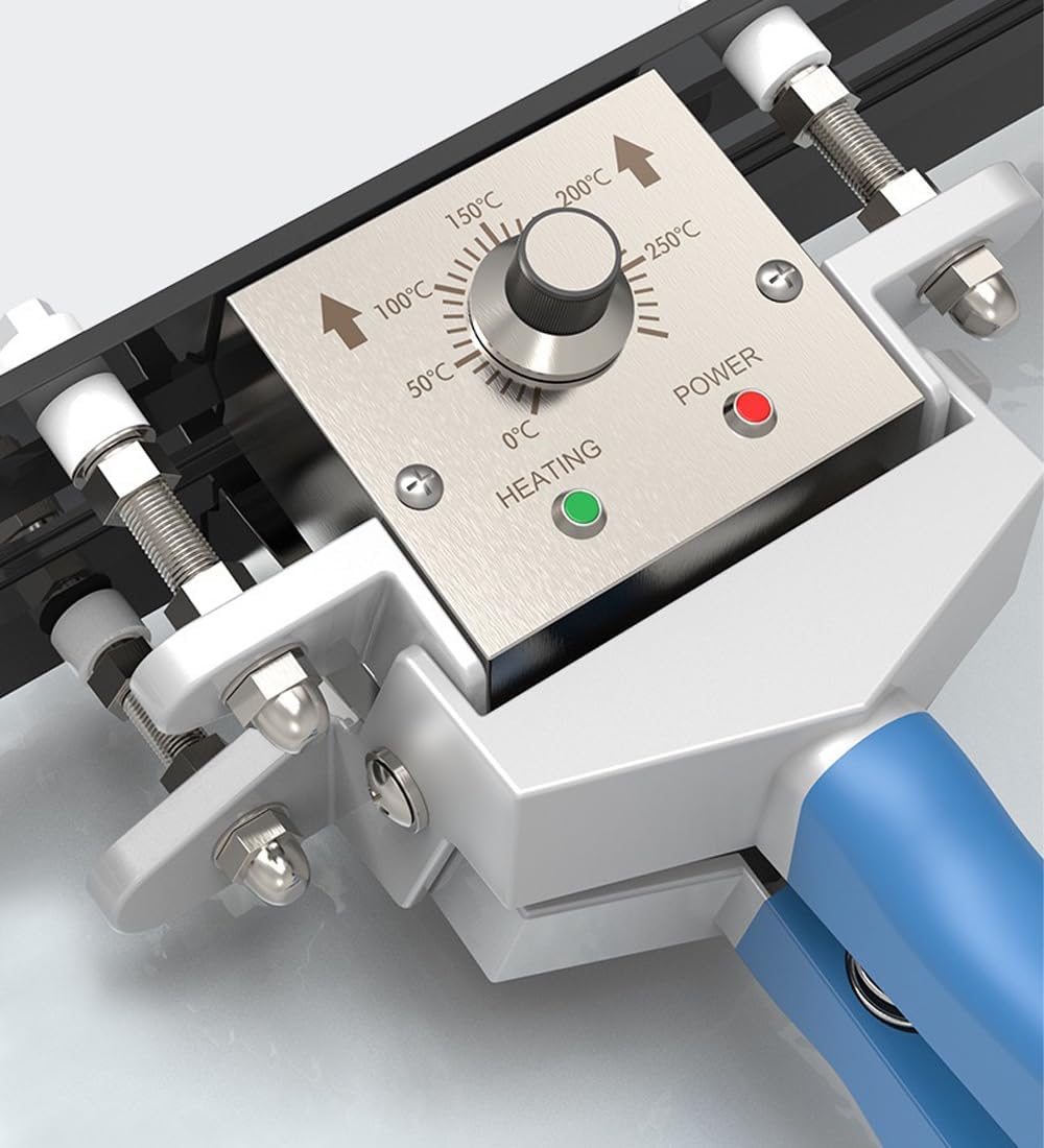 FKR-400 16" Hand Held Crimp Heat Sealer Bag Crimp Heat Sealer Sealing Machine Tool Aluminum Foil Kraft (16" Sealing Length)