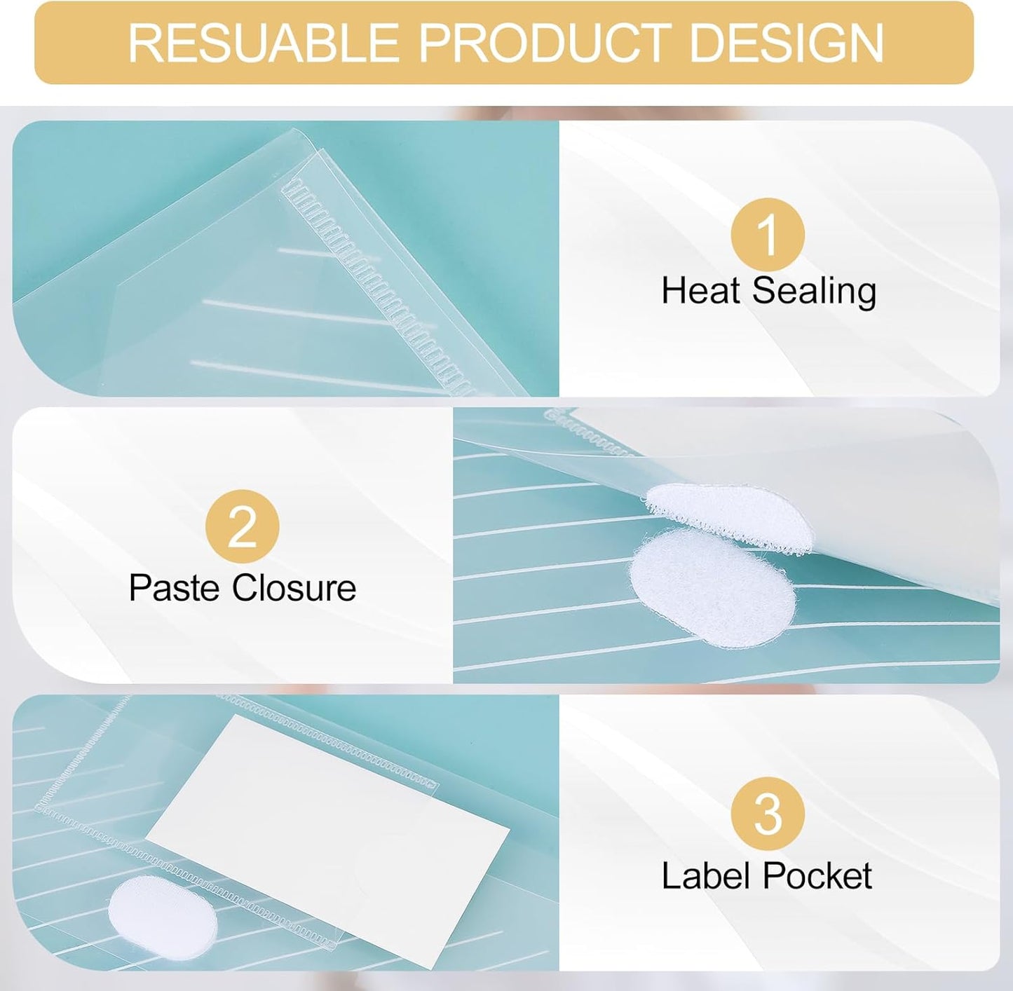 24 Pack, Clear Plastic Envelopes File Folders, HeavyDuty Document Holder with Label Pockets for Letter and A4 Size, Document Folder for School Home Work Office Organizer (24)