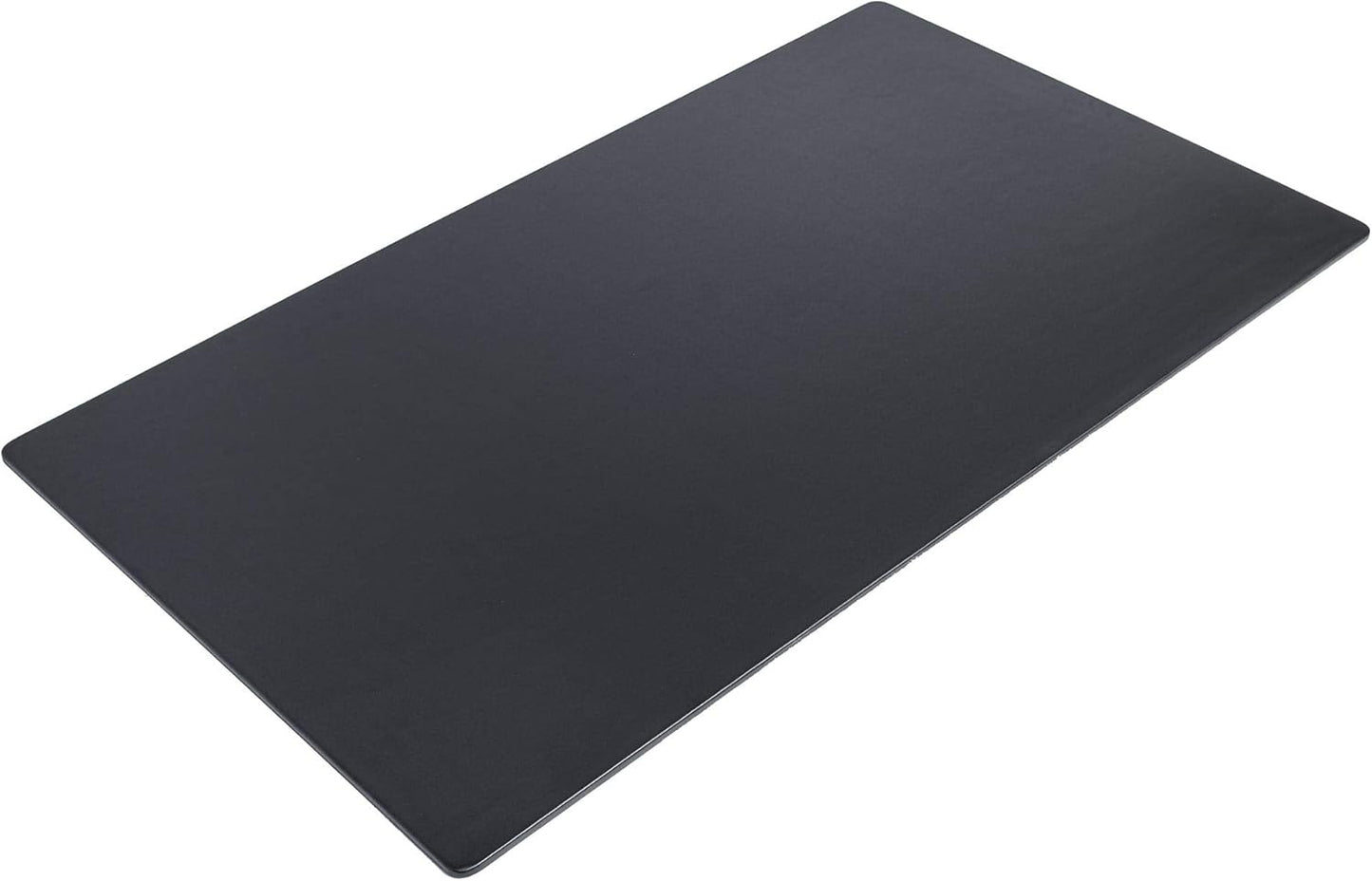 Dacasso Leatherette Conference Table Pad - Luxury Leather Desk Blotter for Writing - Padded Executive Desk Surface Protector - (Black, 34 x 20)