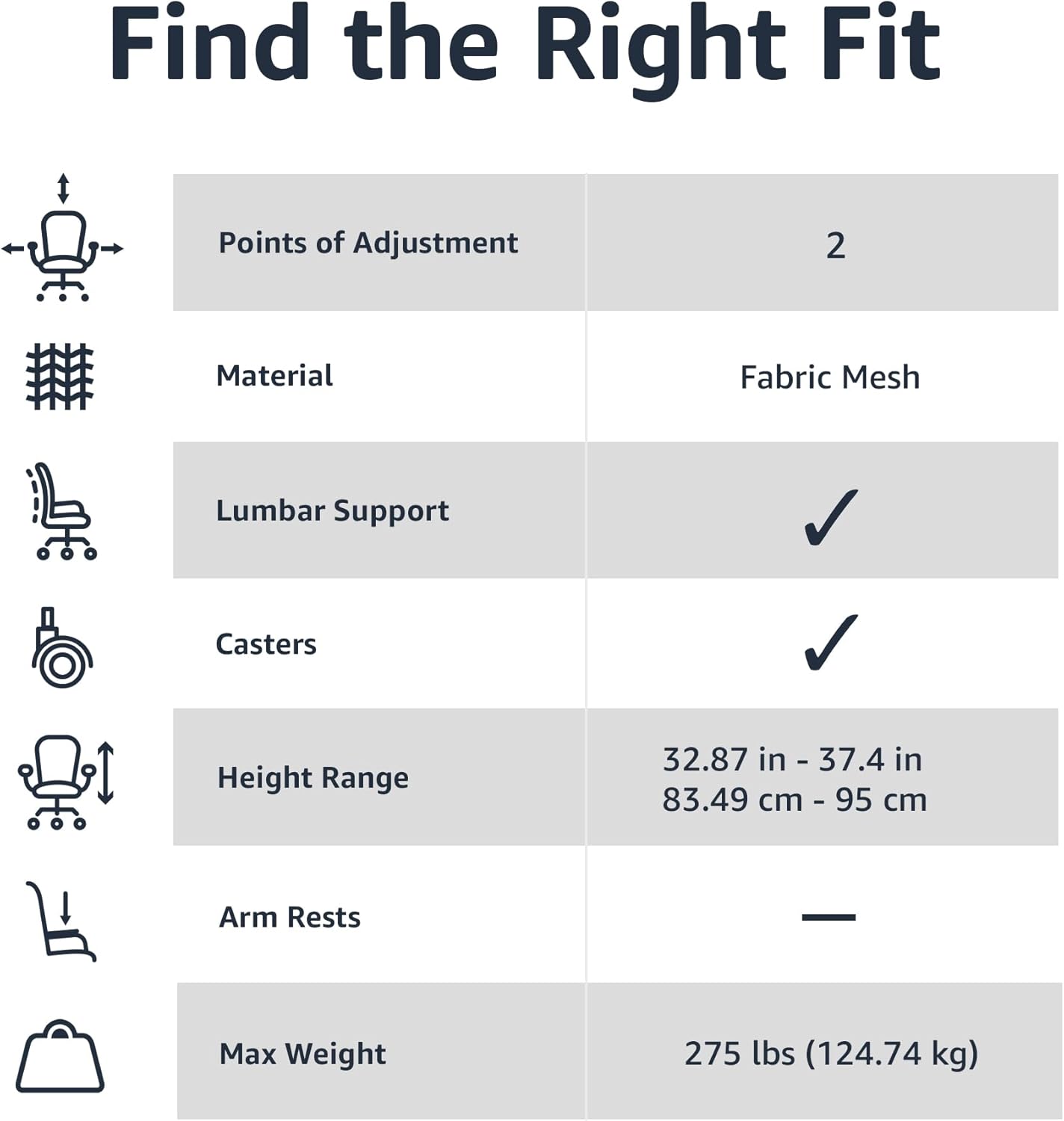 Amazon Basics Rolling Desk Chair, Adjustable, Low Back, Padded Seat, Breathable Mesh, Swivel, Blue, 21.25" D x 22.5" W x 38" H