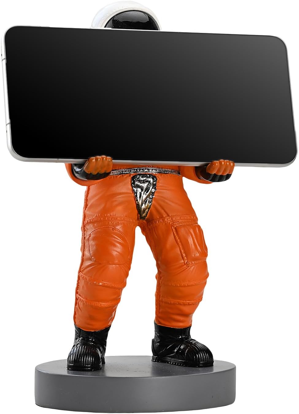Astronaut Mobile Phone & Pen Holder, Device Stand, Desk Organizer Decorative Pencil Holder(Orange&Black)
