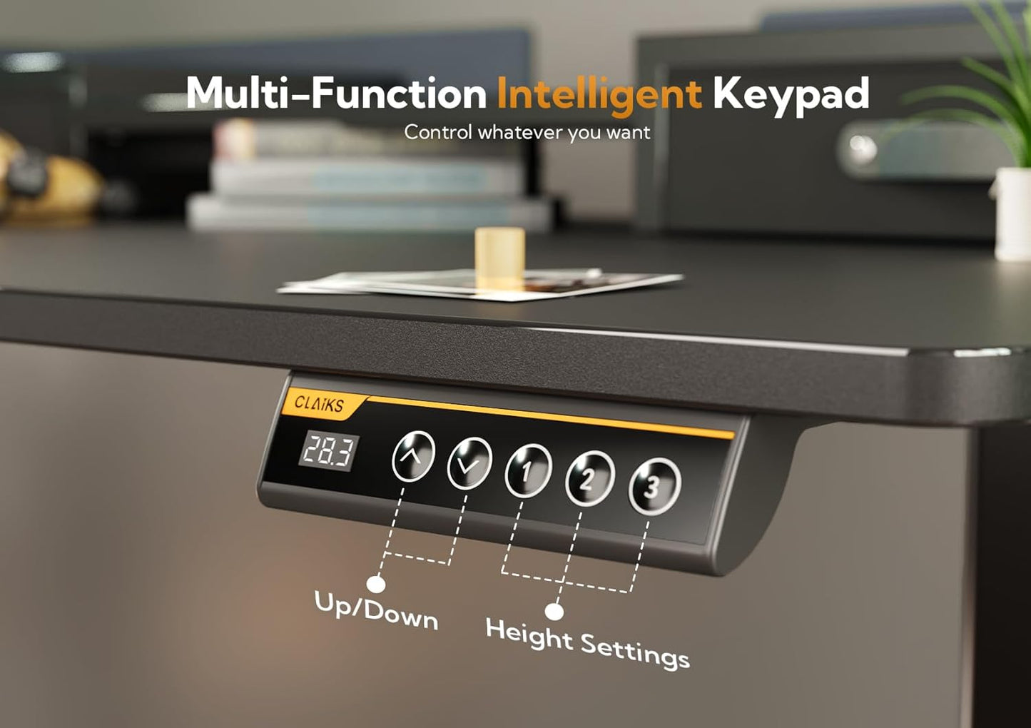 YDN Standing Desk with Drawers, 59 Inch Standing Desk Adjustable Height, Adjustable Electric Stand Up Sit Stand Small with Storage and Shelf, Black