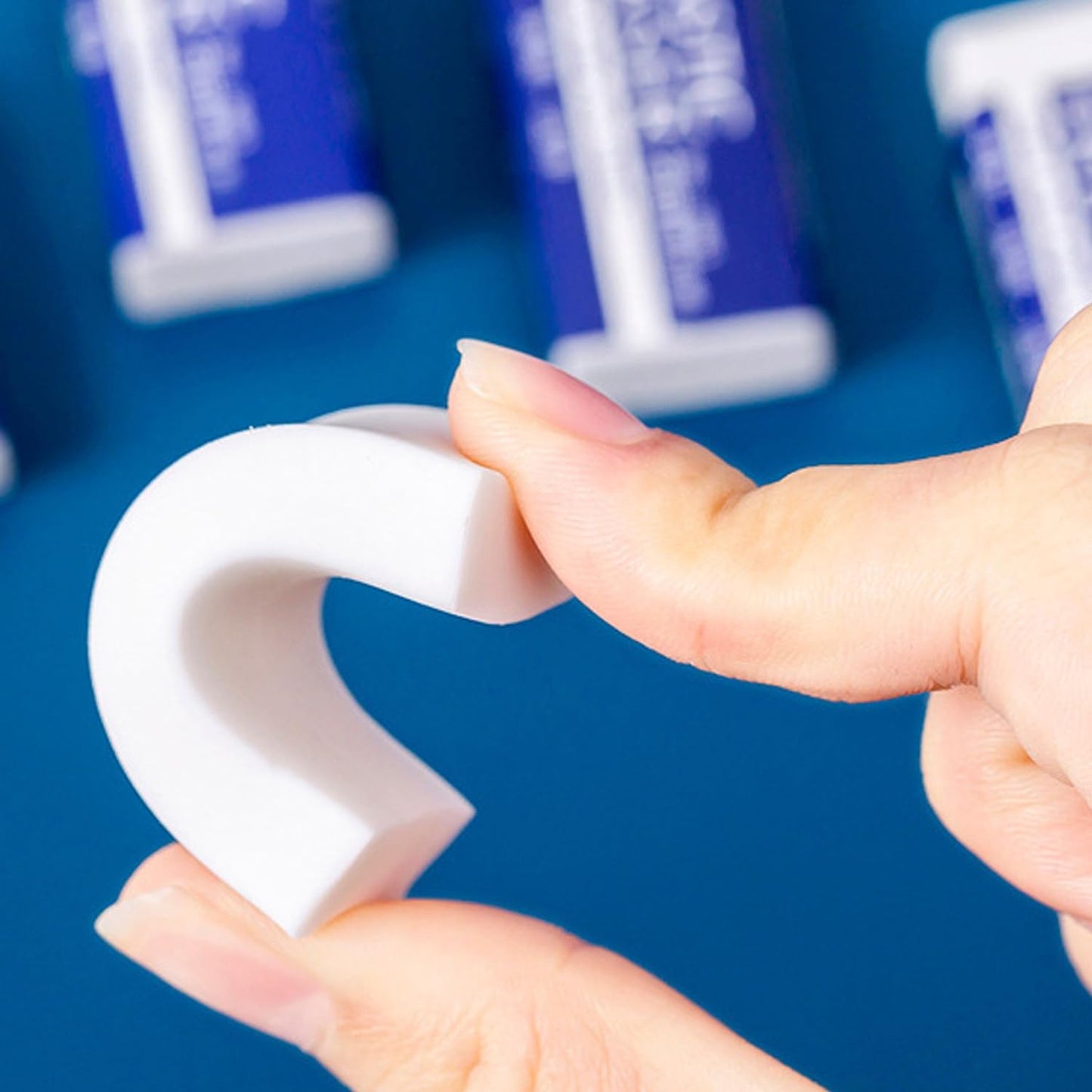 Dreamm White Erasers 6 Pack Pencil Erasers White Erasers for Kids Bulk for Students School Supplies Office Prize Gifts (White 6 Pcs)