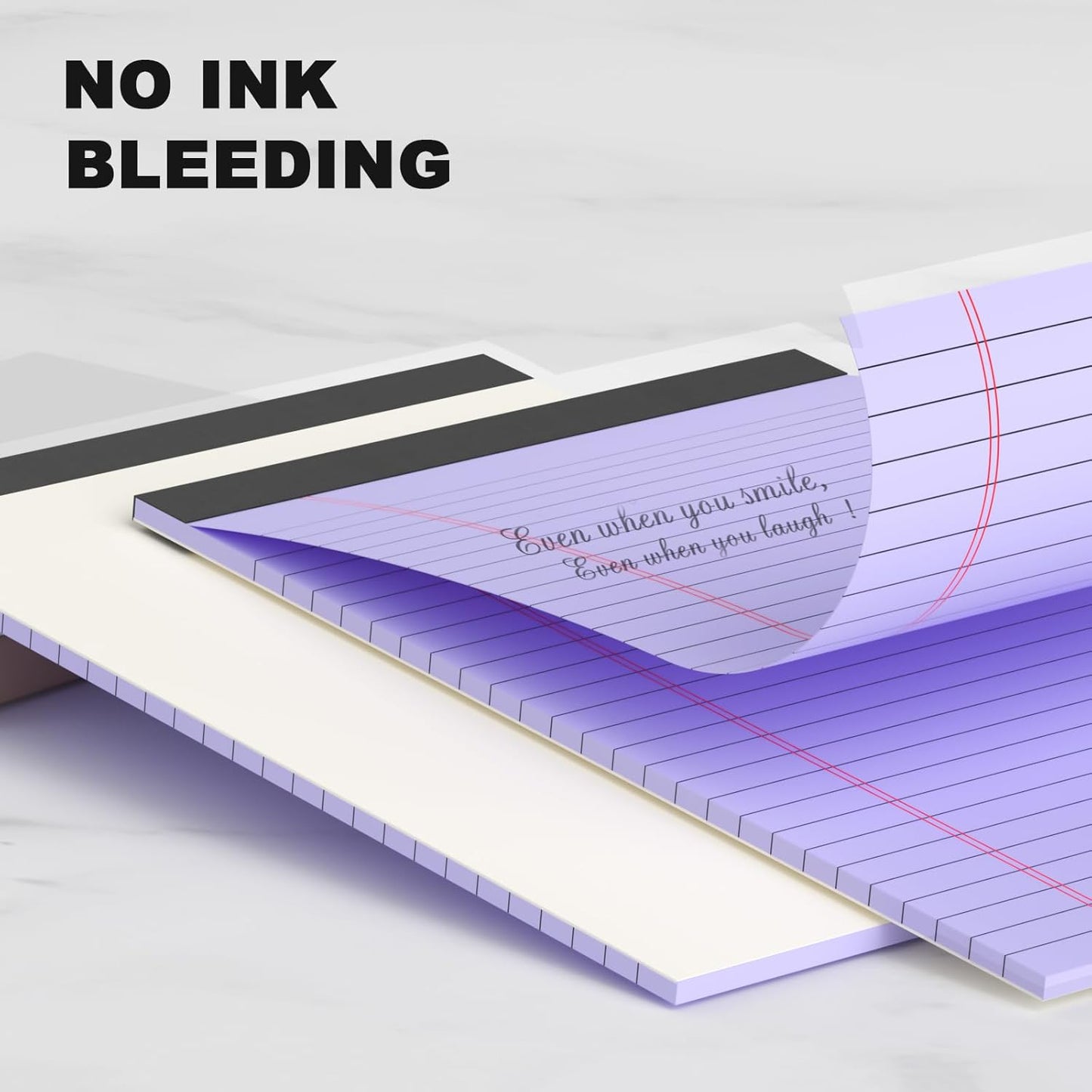 6pcs Small Note Pads 5x8 Colored Legal Pads Paper College Ruled Notepad Clear Print Writing Pads 5 x 8 Legal Pads Perforated Narrow Ruled Pads of Paper (Multicolor)