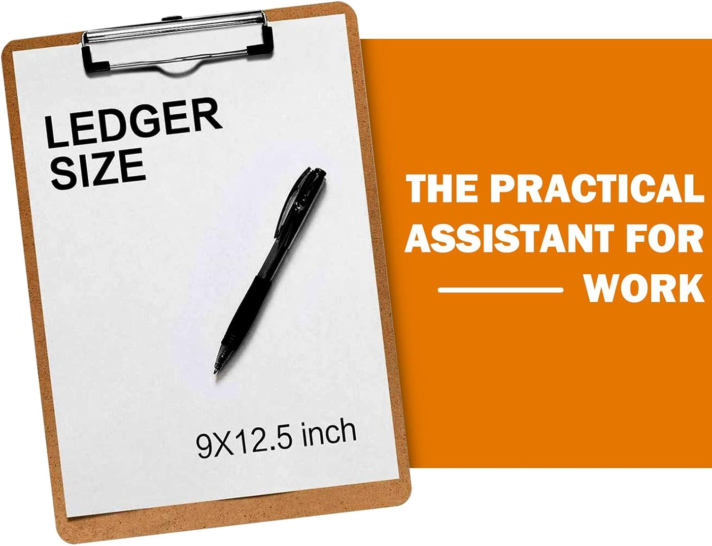 Clipboards, HERKKA 25 Pack Hardboard Office Clipboards Low Profile Clip Standard A4 Letter Size, ECO Friendly