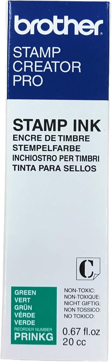 1/Pack Stamp Creator Rubber Stamp Ink Refill (Green) for Brother SC2000 StampCreator