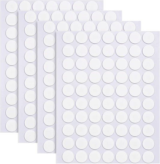 10mm Double Sided Sticky Dots Removable Adhesive Putty No Traces Clear Sticky Tack Waterproof Stickers for Wall Metal Glass Ceramic Wood (280PCS)