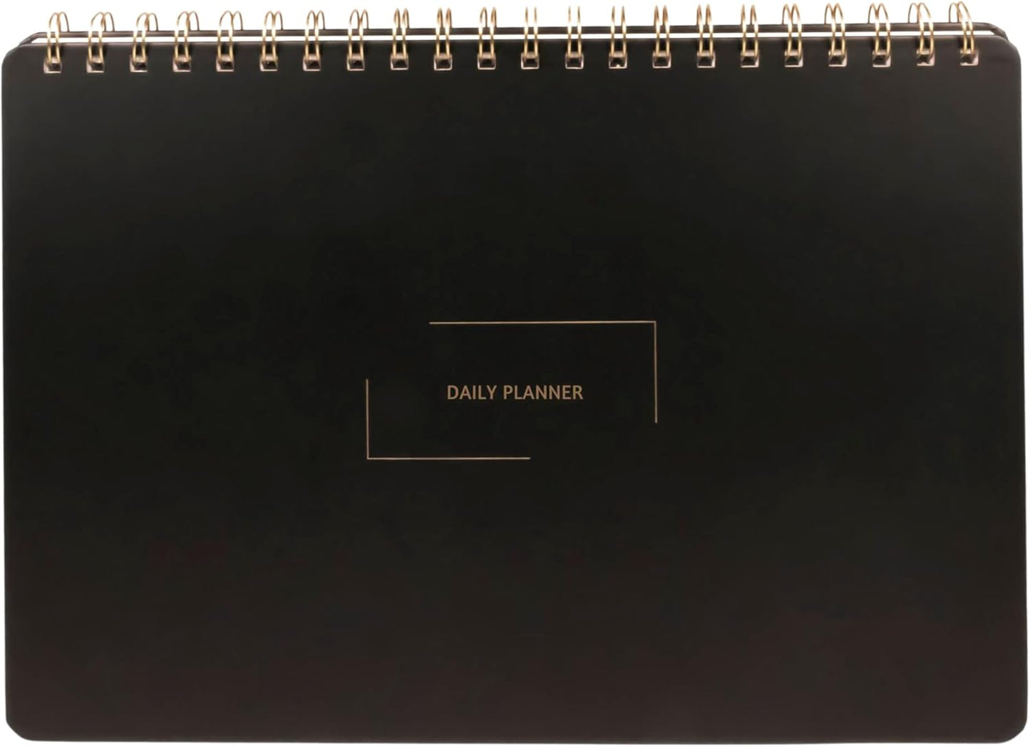 Undated Daily Planner | 8.25” x 11.75” Work To-Do Notebook | ADHD Academic Organizer | Multi-Layout | Men and Women Planner | College Supplies | Black | Landscape Layout