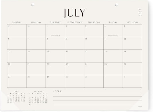 Jotsome Desk Calendar 2025-2026, Academic Desk Pad Calendar From July 2025 to December 2026 14x10.5 inch, Desk Blotter Calendar for Home and Office, Easy Planning (Jul 2025 - Dec 2026, Large)