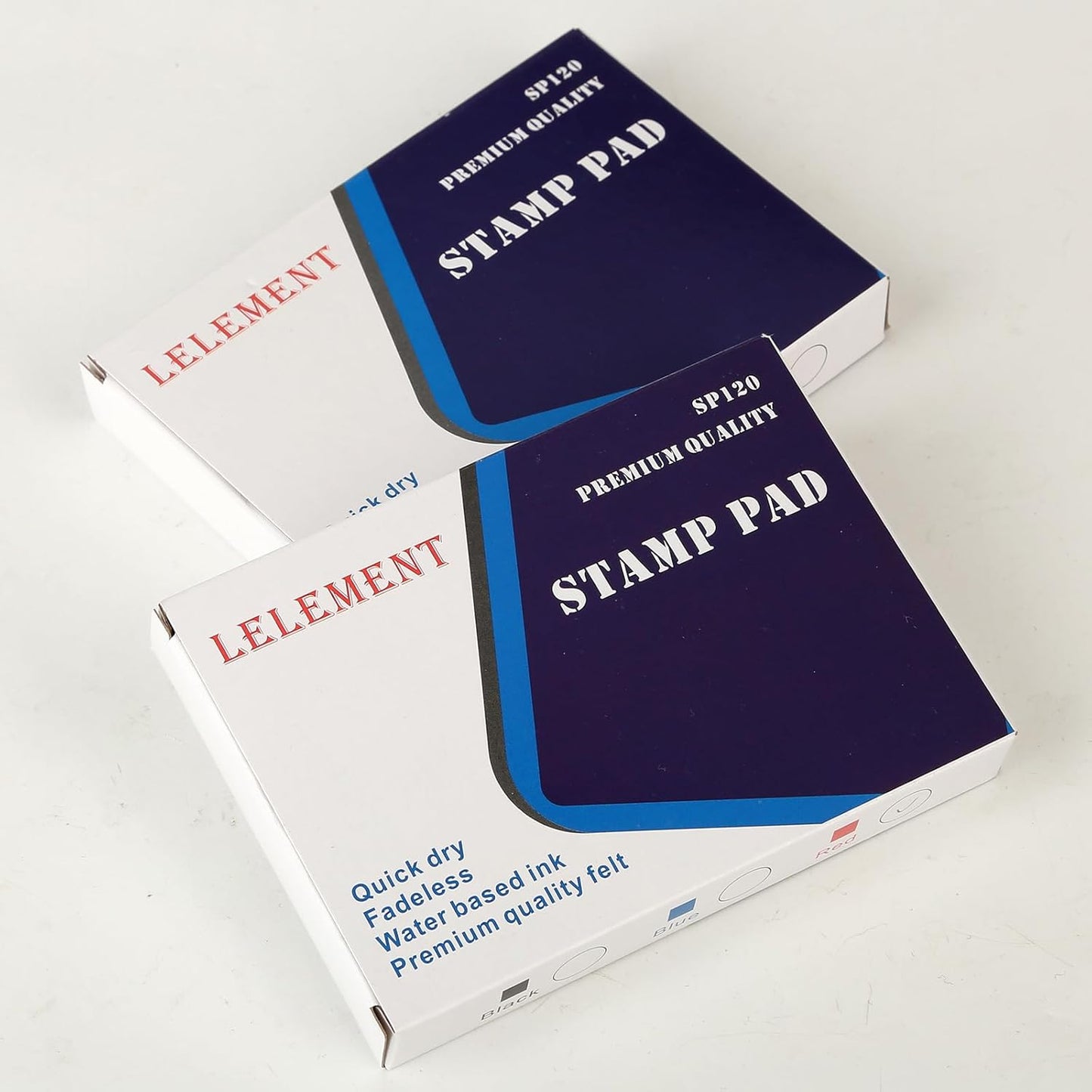 Ink Pads for Stamps | Red Ink Stamp Pad | Rubber Stamps Ink Pad - Premium Quality Felt Pad for Stamps | Stamp Pads | Large Size