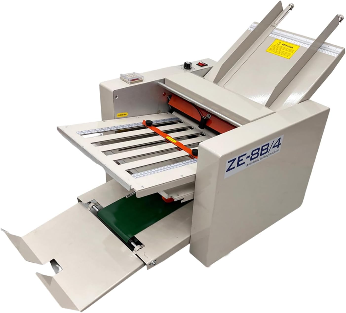 Document Folder Automatic Paper Folding Machine with Four Folding Tray Digital Display Adjustable Speed for Folding Files Business Letters Product Manuals Instructions