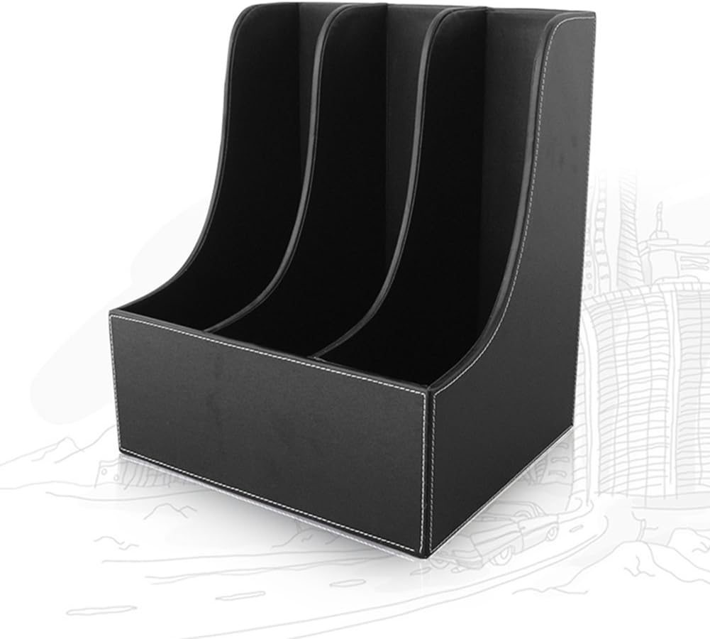 KINGFOM Desk Organizer Set 9 PCS Office Supplies Set File Holder Cabinet, Desk Organizer Drawer,Tissue Box Cover,Organizer Box,Mouse Pad,Desk Pad, Notepaper Holder, Crystal Holder and Coasters Set