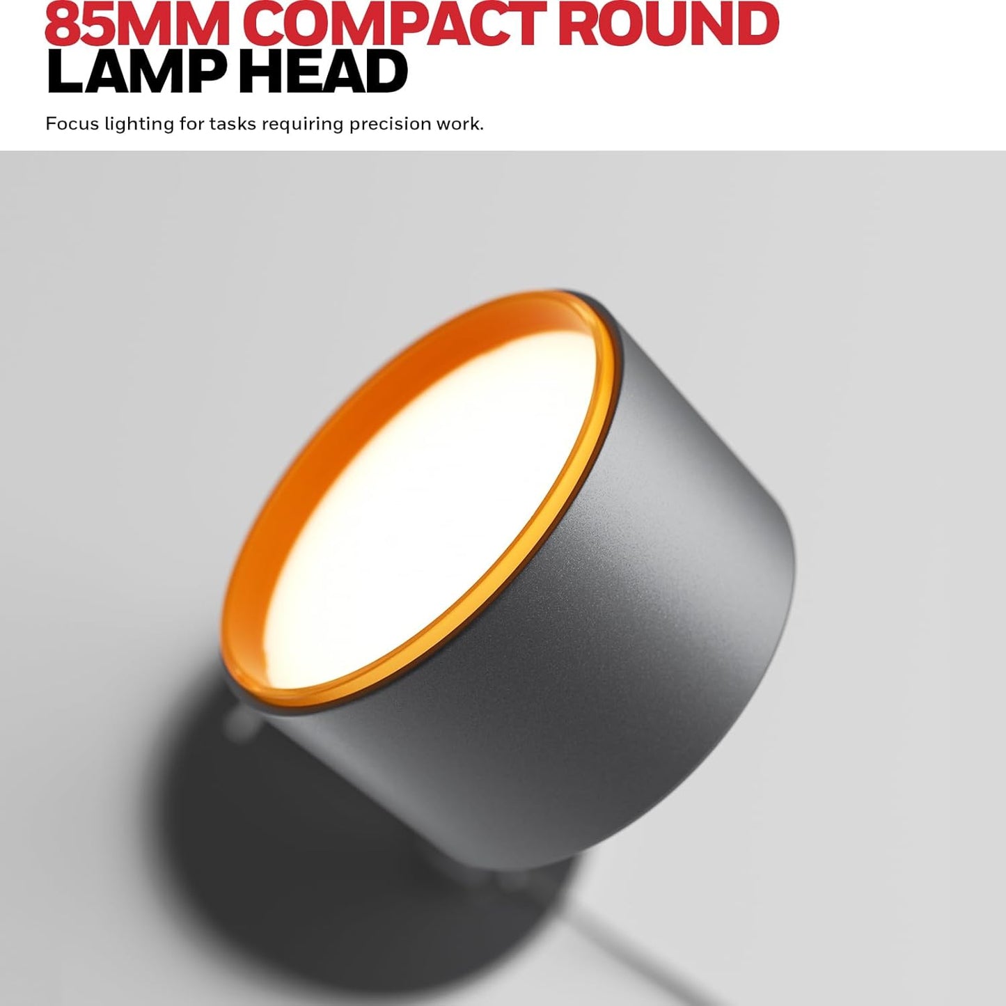 Honeywell LED Desk Lamp, 01A Sunturalux Desk Light for Home Office, 4000K Dimmable Eye Caring Natural Light Architect Lamp with Metal Swing Arm Lamp for Desk Craft Reading