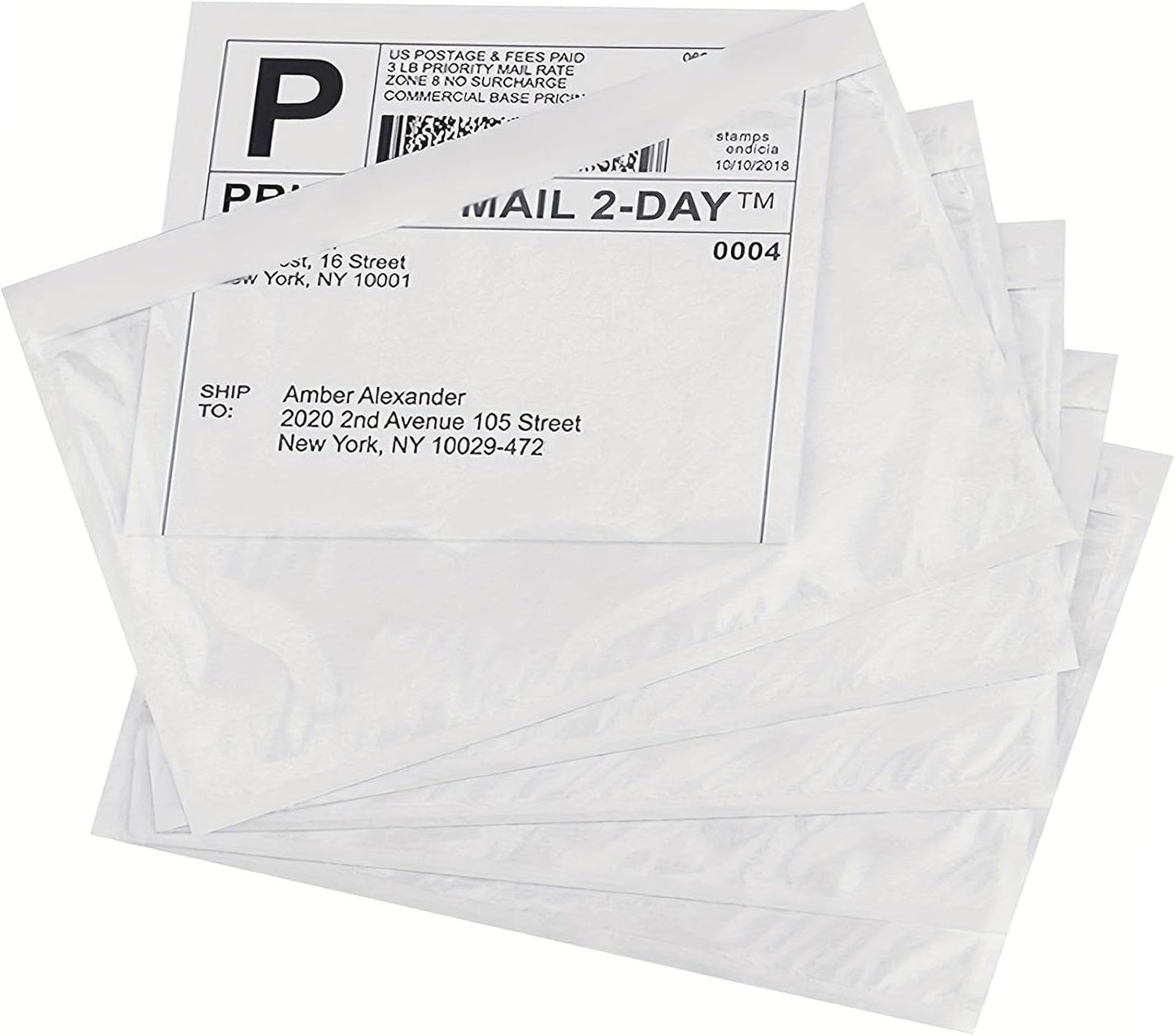 200 Pcs 6x9 Shipping Envelopes, Packing List Mailing Envelopes Clear Adhesive Shipping label sleeves Shipping Supplies for Small Businesses
