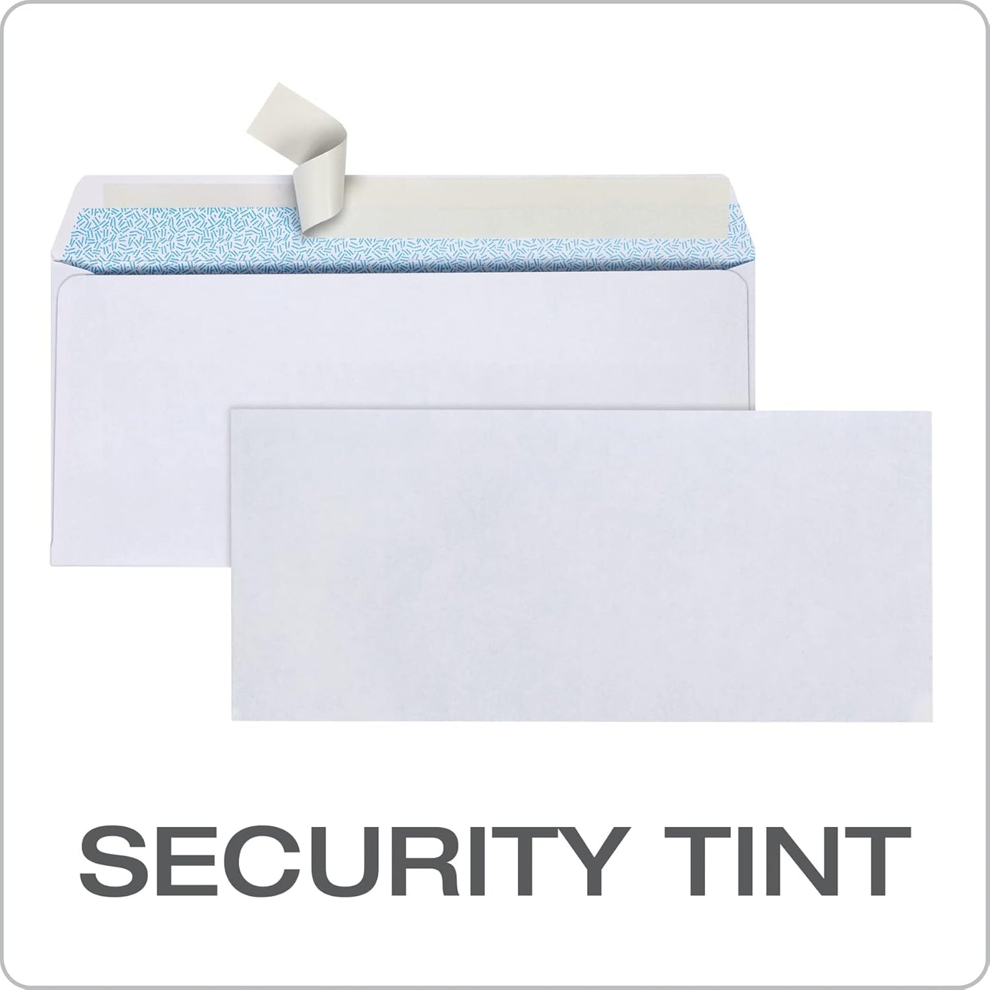Columbian #10 Security Envelopes, 500/Box, No Window, 4-1/8 x 9-1/2 Inches, Release & Seal Self Seal, White (COLO151) (Pack of 5)