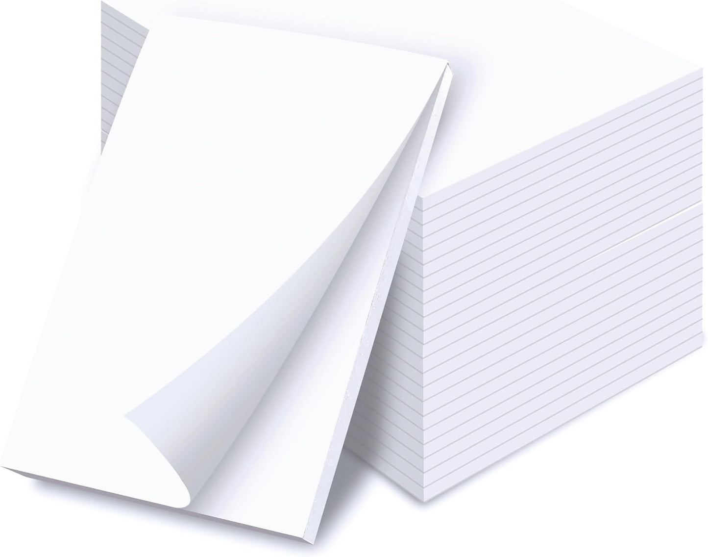 Better Office Products Blank Scratch Note Pads, 4" x 6" Pads, Server Notepads, 50 Sheets per Pad, Memo Pads, Gummed Binding for Easy Tear-off (24 Pack)