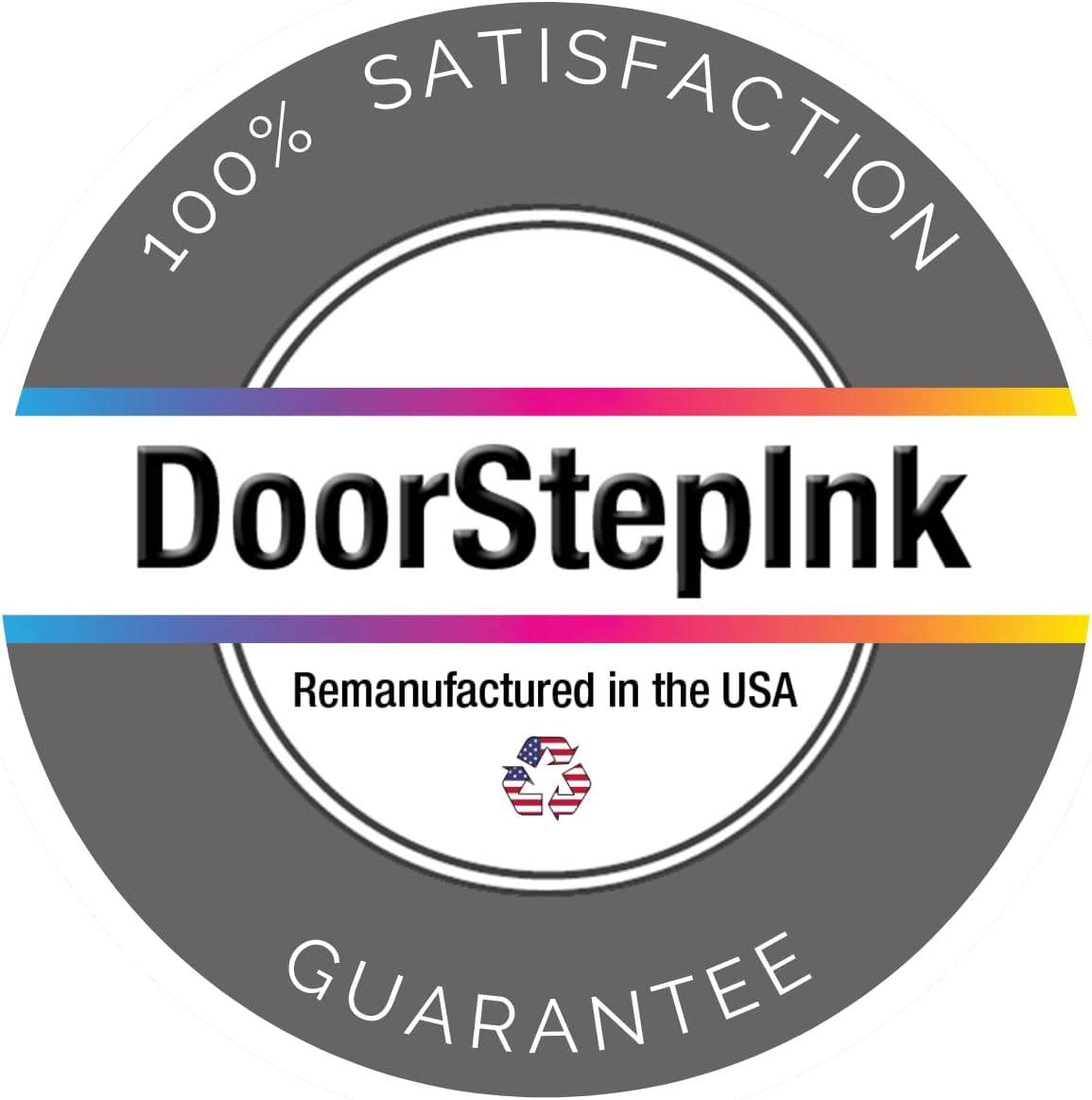 DoorStepInk Remanufactured in The USA Ink Cartridge Replacements for HP 63XL 63 XL 2 Black F6U64AN 1 Color F6U63AN for HP Envy 4523 4524 4516 HP Officejet 5255 5258 3834 HP DeskJet 2136 3638 3637