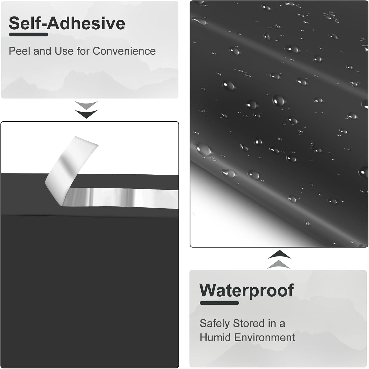 Poly Mailers 10x13 Inch 200 Pcs, Black Shipping Bags, Mailing Envelopes with Self Seal Adhesive Strip, Waterproof and Tear-Proof Poly Bags for Non-Fragile Items