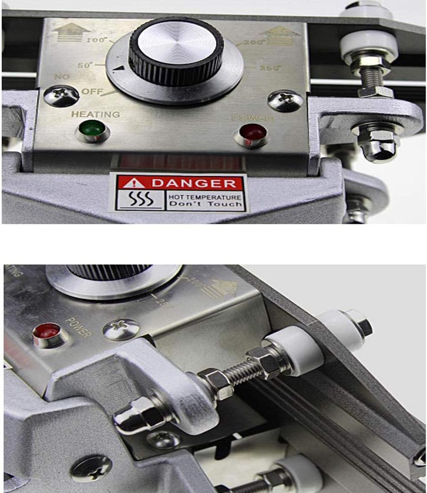 FKR-300 Hand Held Crimp Heat Sealer Bag Crimp Heat Sealer Sealing Machine Tool Aluminum Foil Kraft (12" Sealing Length)