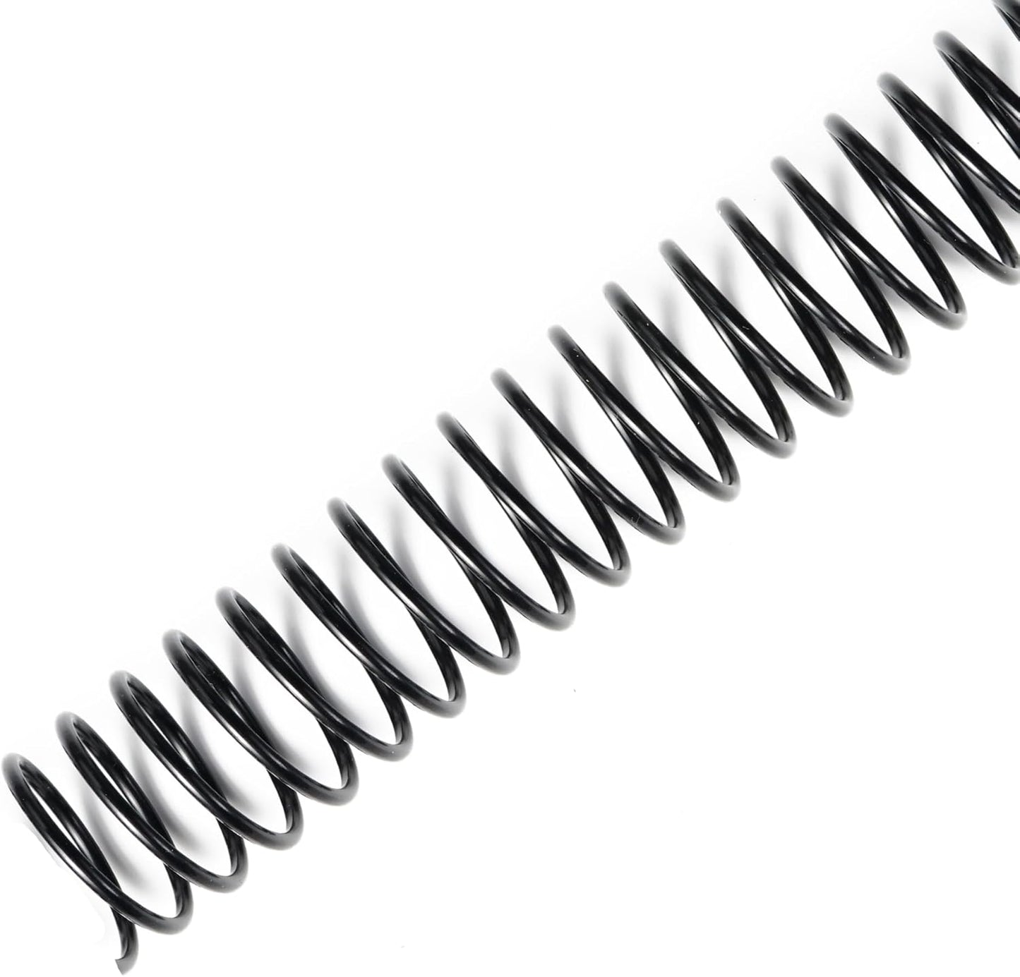 TOTiyea 50 Pack Plastic Spiral Binding Coils,20mm(3/4 ") Binding Spirals,170 Sheet Capacity,4:1 Pitch, Black
