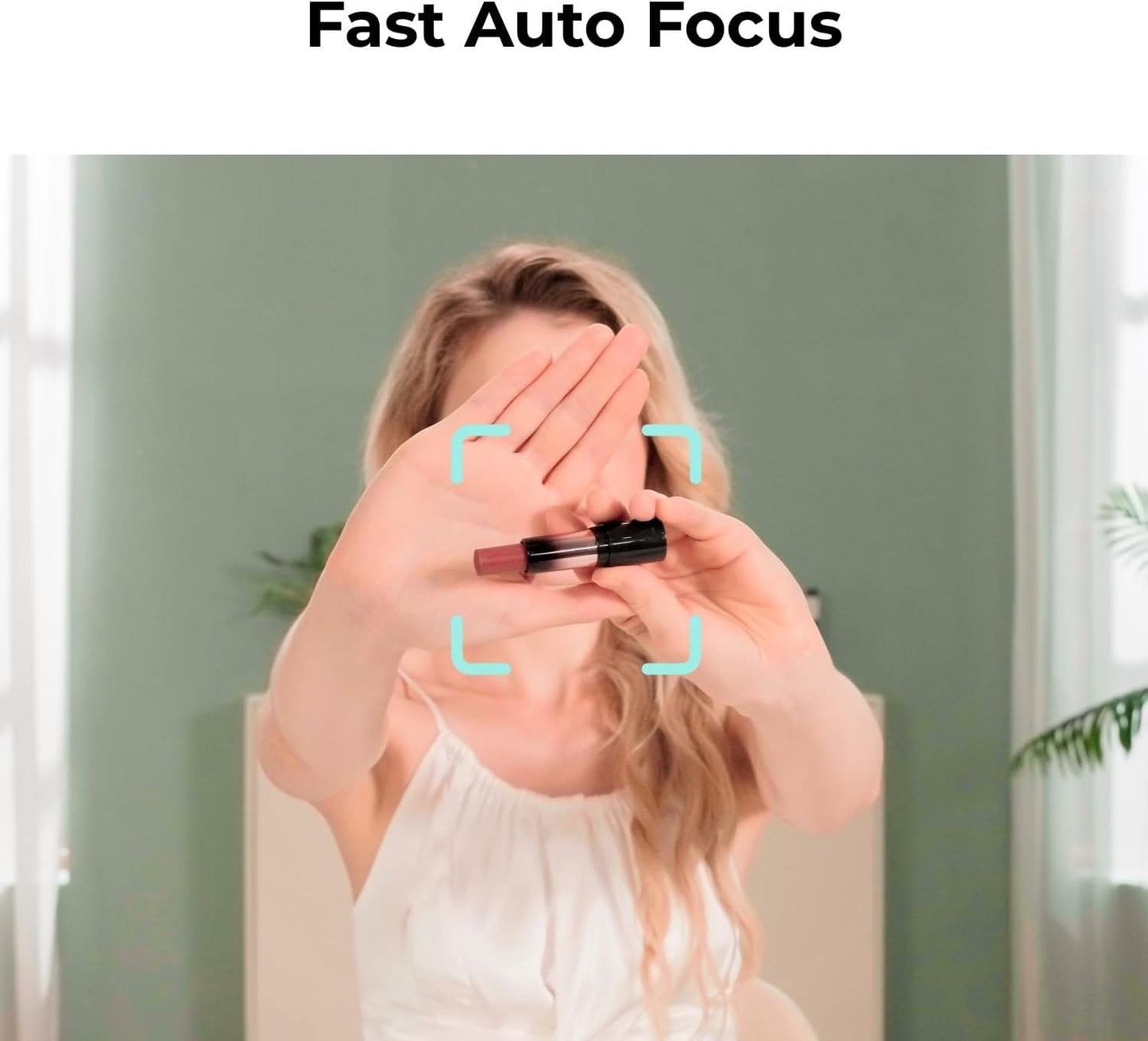 OBSBOT Meet 2 Webcam 4K - AI Framing & Auto Tracking, 1/2" Sensor, 60FPS, Auto Focus, HDR, Dual Mics - Lightweight USB Web Camera for Streaming, Zoom Meetings, Gaming. (Aurora Green)