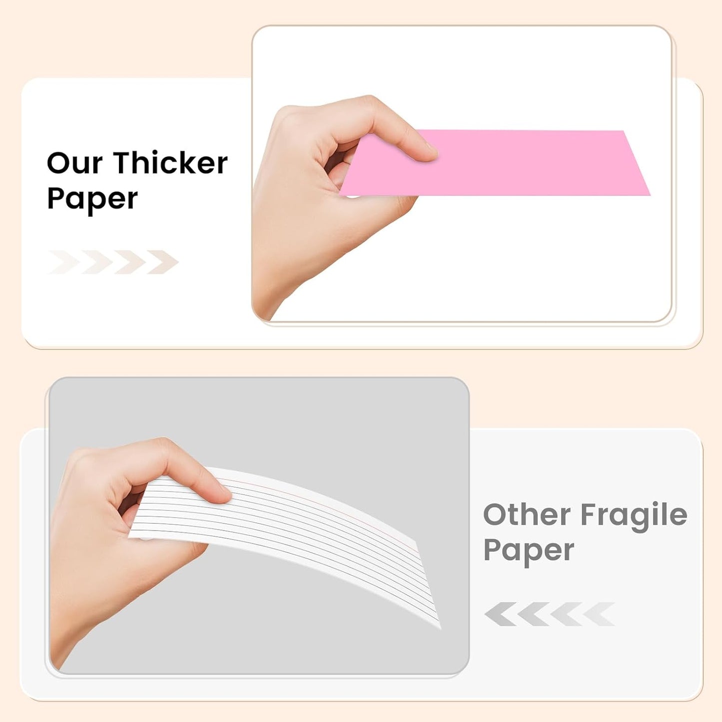 Index Cards 3x5 Inch, 300sheets, Flash Cards, Blank Pink Note Cards Paper For Studying, Schools Supplies, College, Office And Home Organization, Note Taking Supplies