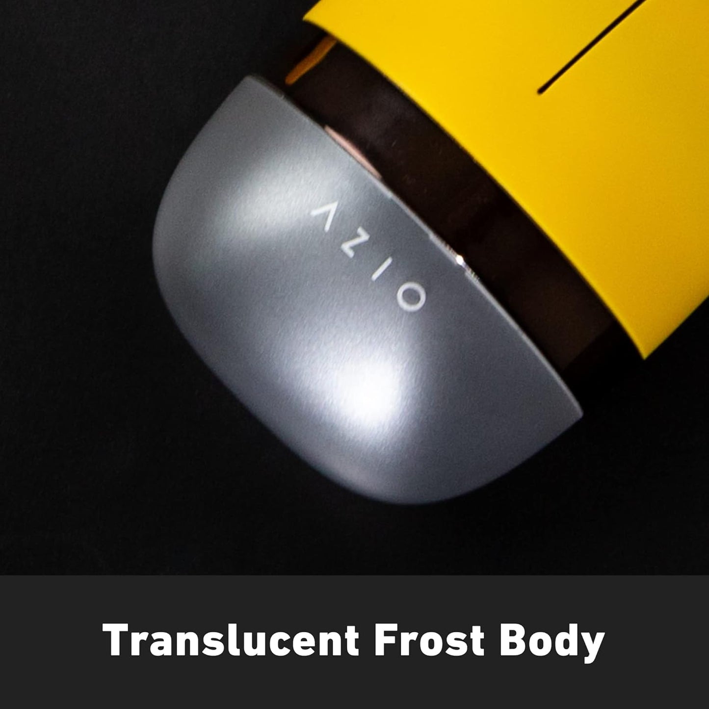 Azio IZO Wireless Optical Mouse - Bluetooth 3.0 & 5.0/2.4G RF-USB, Ambidextrous Design, PixArt PAW3212 Sensor, 1000/1600/2400 DPI, Rechargeable, PC & Mac