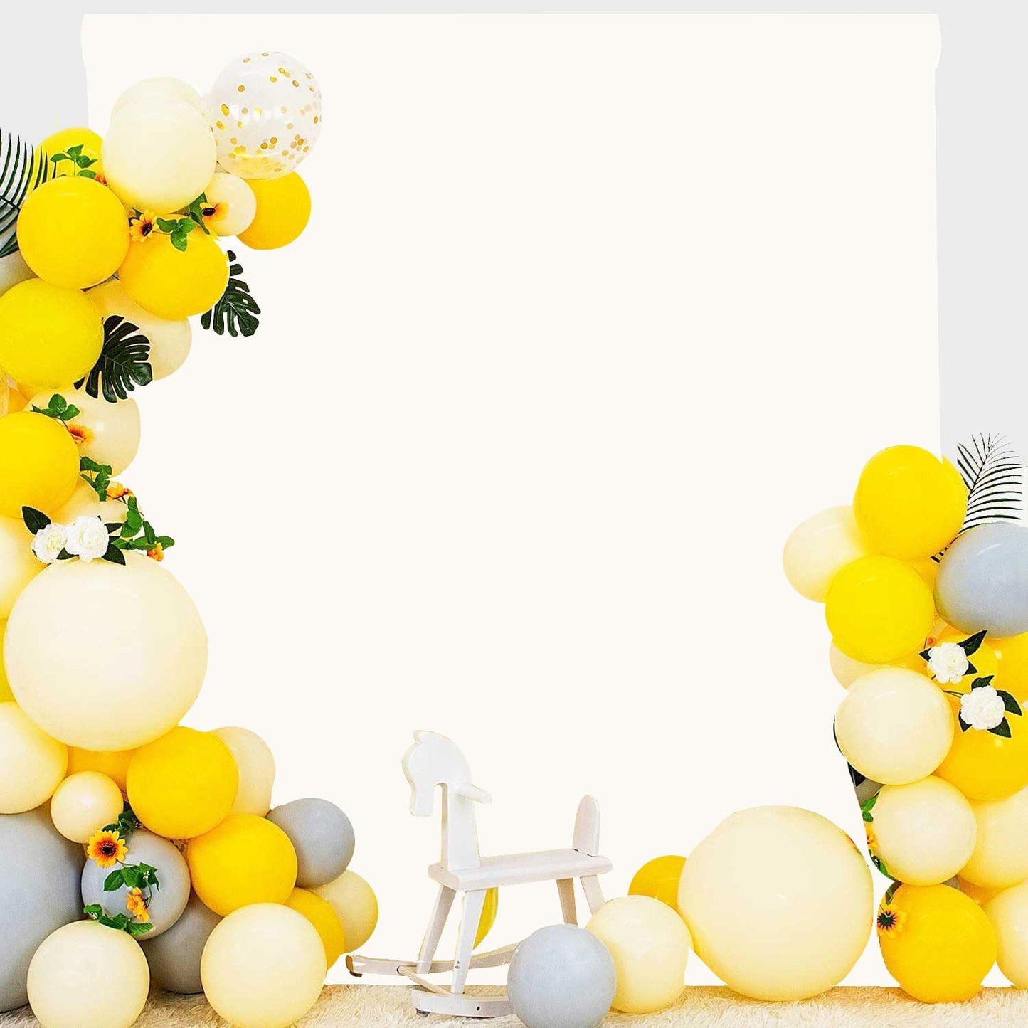 Ivory Photo Backdrop for Photoshoot Ivory Background for Photography Photo Backdrop Curtain for Party 8x10 FT