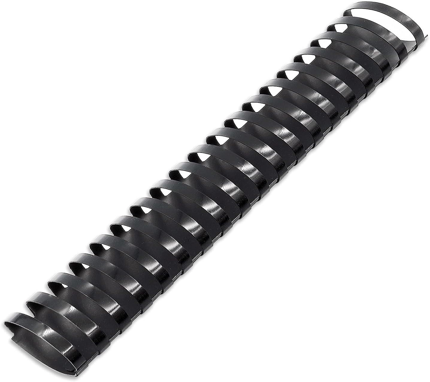 Binditek 50 Pack Plastic Binding Comb Spines, 2 Inch Diameter, 450 Sheet Capacity, 19 Ring, for Letter Size, Black, for Students and Coworkers