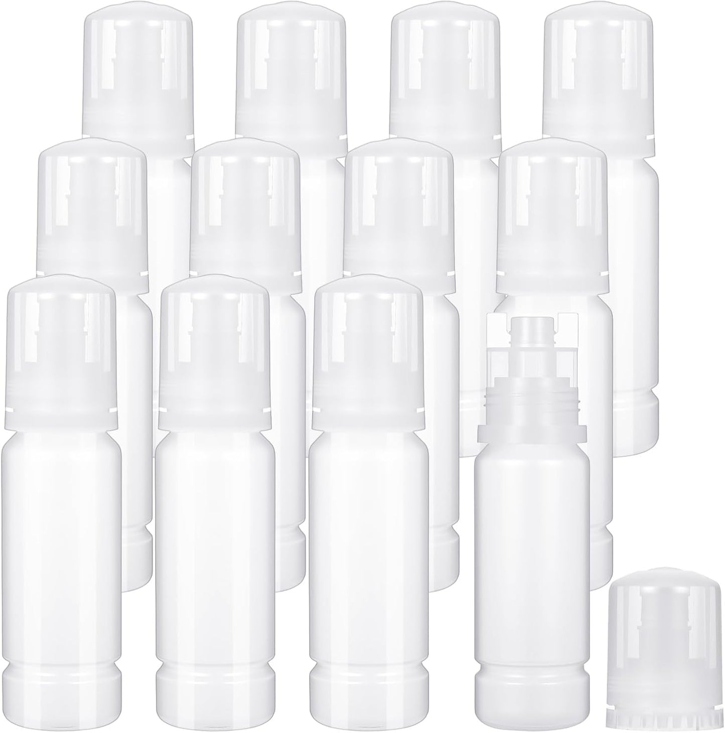 12 Pieces 70ml Empty 502 Ink Refill Bottles Universal Empty Ink Bottles