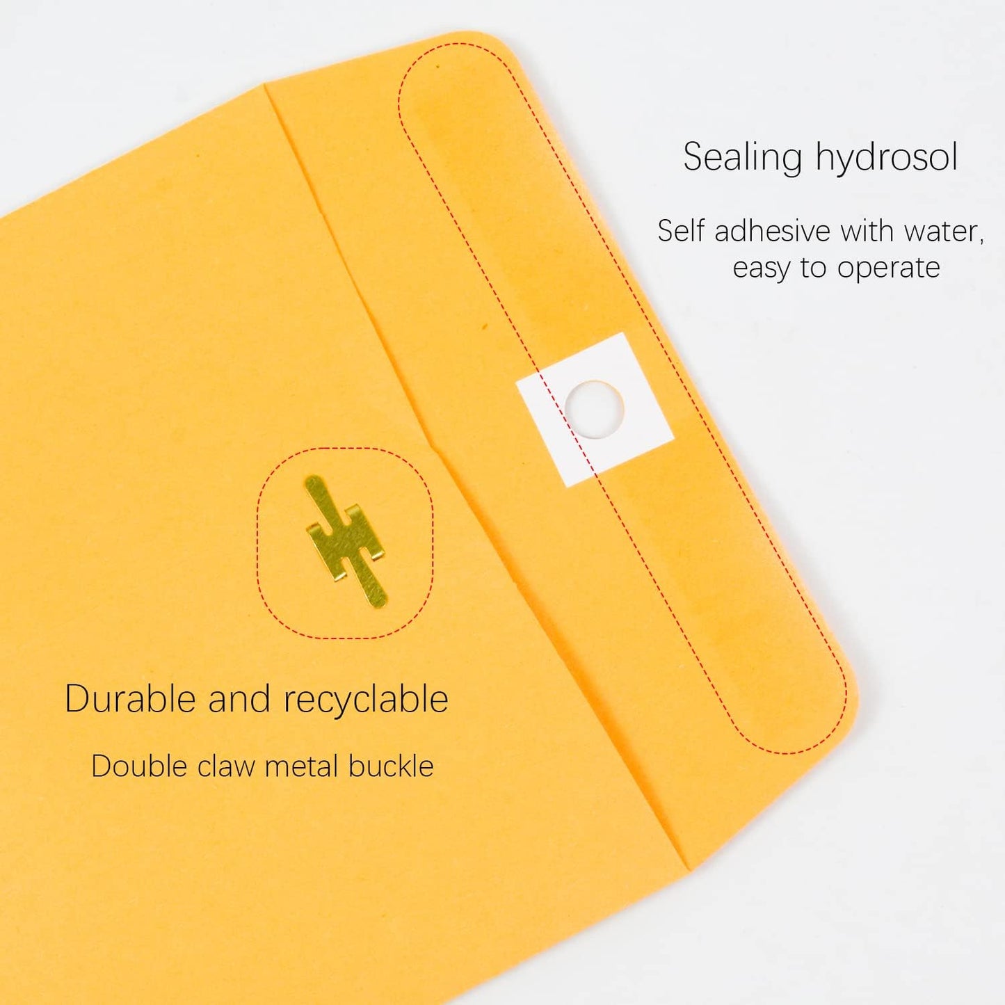 6” x 9” Clasp Envelopes with Gummed Seal Brown Kraft Catalog Envelopes Clasp Mailing Envelopes for Home, Office, Business 28 lb Kraft Paper,Pack of 30