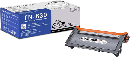 1 Pack TN630 TN-630 Black Toner Cartridge Compatible TN630 Replacement for Brother HL-L2300D L2305W L2315DW L2320D L2360DW MFC-L2680W L2685DW L2700DW L2705DW L2707DW L2740DW DCP-L2540DW L2520DW Printe