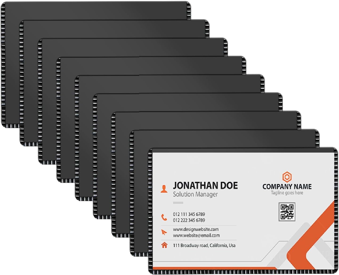 Magnetic Sleeves 2x3.5" for Business Name Card,Index Card Holders on Locker/Cabinet 10PCS